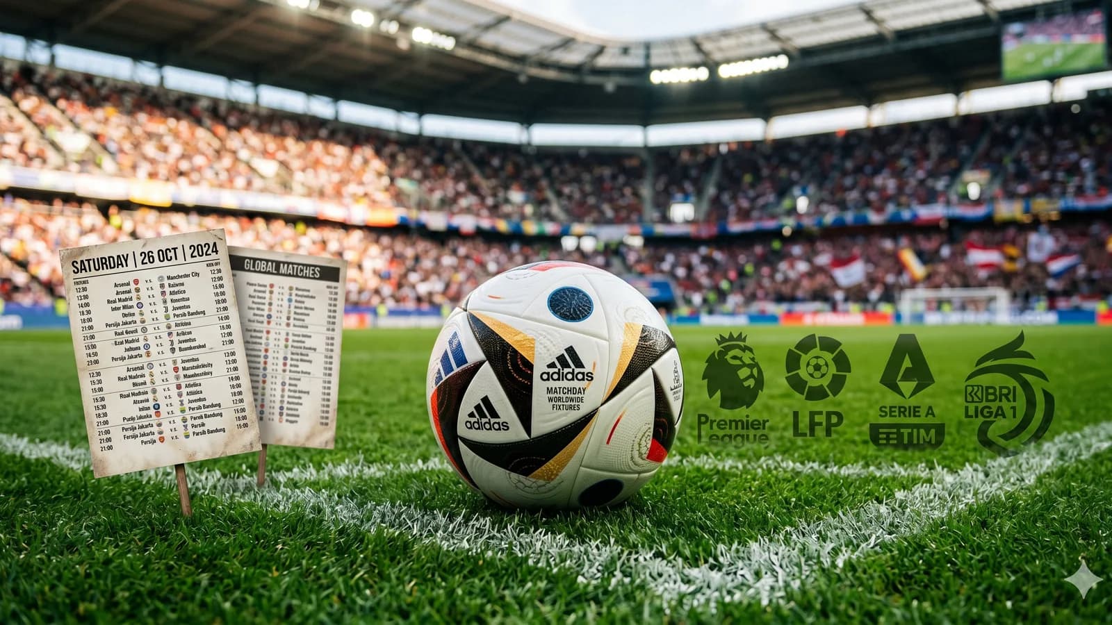 Jadwal Bola Hari Ini: Pertandingan Liga 1, Premier League, La Liga & Serie A Lengkap