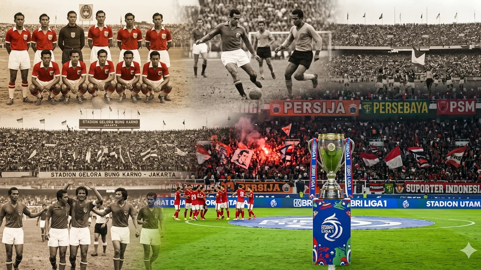 SEJARAH LIGA 1 INDONESIA: DARI PERSERIKATAN HINGGA BRI SUPER LEAGUE