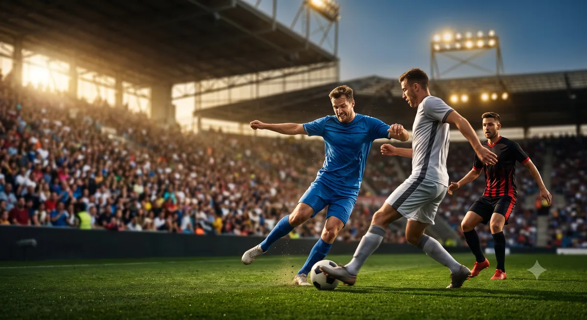 Ilustrasi konsep Financial Fair Play dalam sepak bola