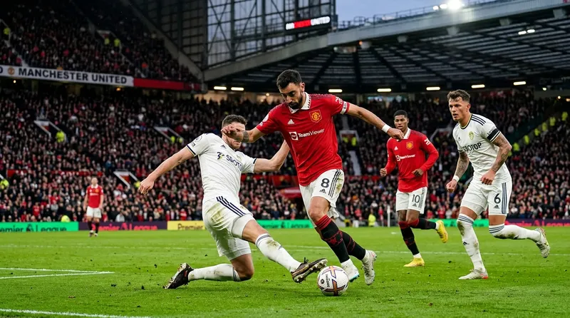 Aksi pemain Manchester United di lapangan