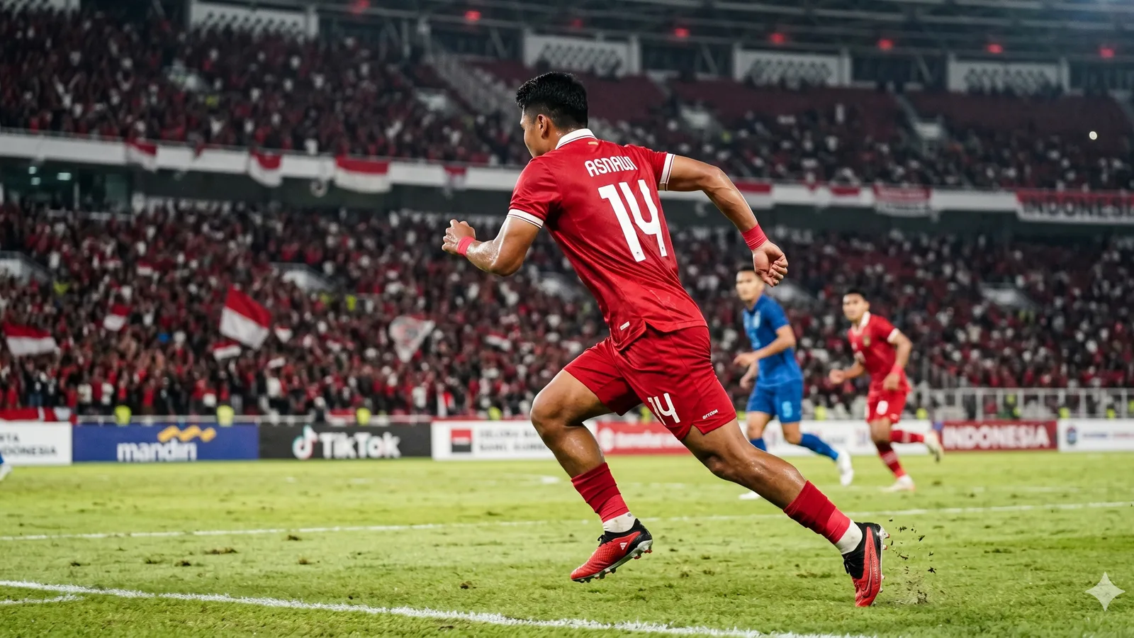 Asnawi Mangkualam beraksi di pertandingan