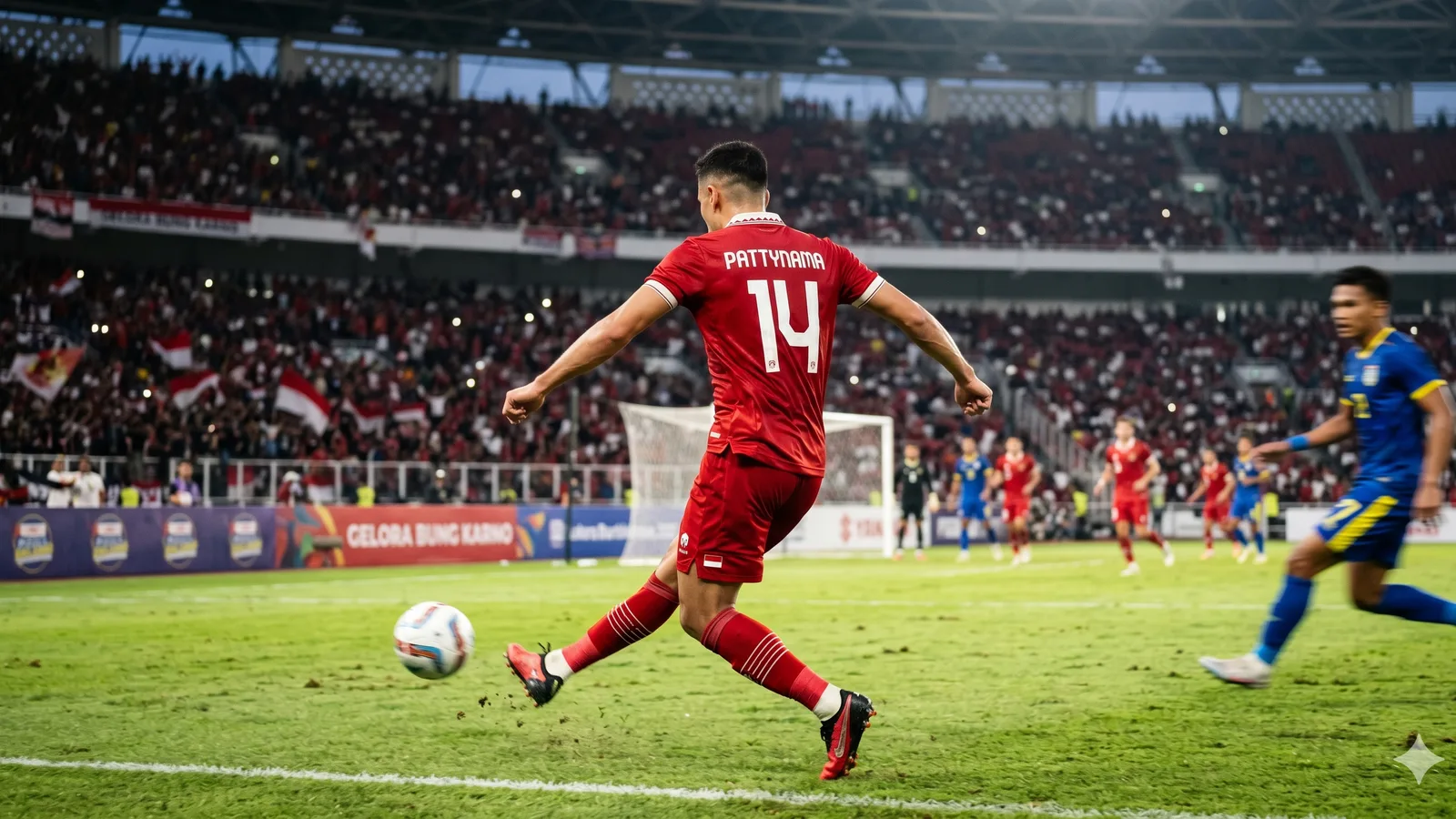 Shayne Pattynama beraksi di pertandingan