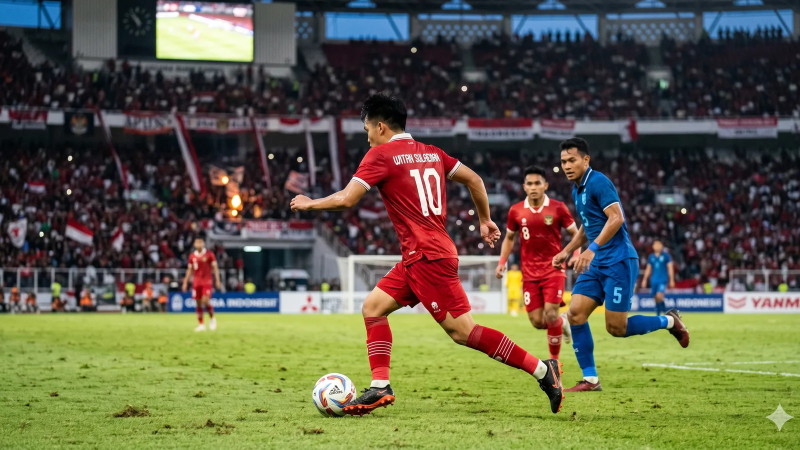 Witan Sulaeman beraksi di pertandingan