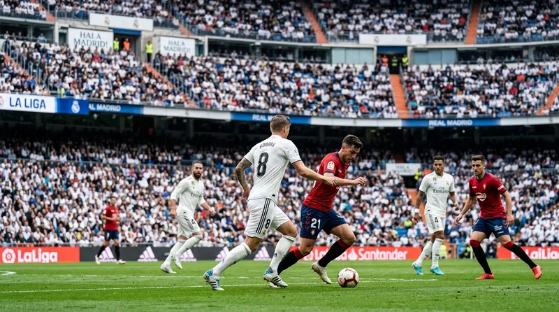 Aksi pemain Real Madrid di lapangan